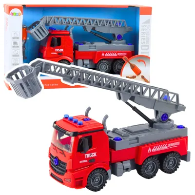 Image de Tournevis bricolage camion de pompiers rouge