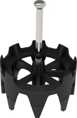 Produktbild von Schalungsanschlag mit Nagel ø48x30mm zum Fixieren der Schaltafel in der Wandsohle hochwertiges Schalungszubehör, Kunststoff - 100 Stück
