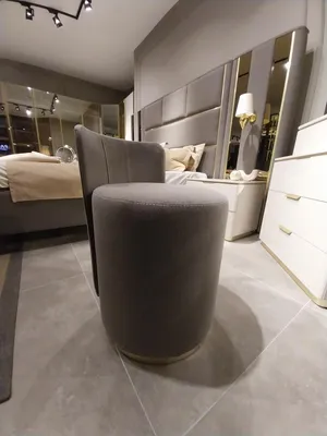 Produktbild von Rund Hocker Design Holz Möbel Luxus Wohnzimmer Design Fußhocker JV Möbel