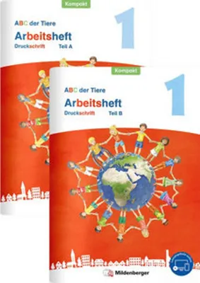 Image de ABC der Tiere 1 Neubearbeitung - Arbeitsheft Druckschrift Kompakt, Teil A und B