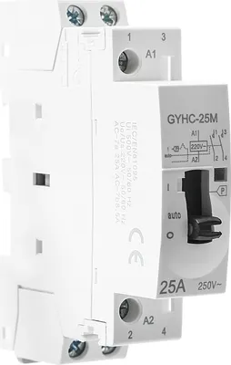 Image de Contacteur AC, contacteur domestique, contacteur bipolaire, interrupteur 25A, contacteur rail DIN, contacteur automatique