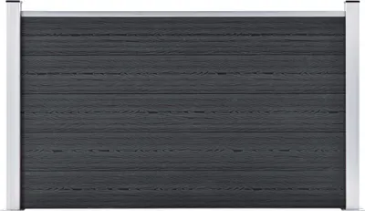 Zdjęcie produktu dla vidaXL Ogrodzenie ogrodowe WPC 699x106 cm Szare