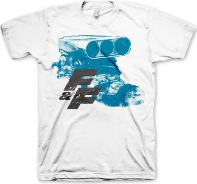Produktbild von Fast & Furious Engine T-Shirt - XX-Large - White