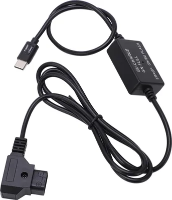 Obrázek produktu pro Vstup Type-C na výstup D-Tap, nabíjecí kabel, napájení baterie fotoaparátu pro V-Mount