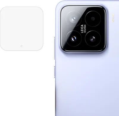 Obrázok produktu pre Pre Xiaomi 15 – tvrdené sklo 9H na zadný fotoaparát – kompletná ochrana – priehľadné