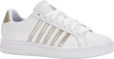 Produktbild von K-Swiss - "Court Tiebreak" Sneaker für Damen, Leder PP14331 (37 EU) (Weiß)