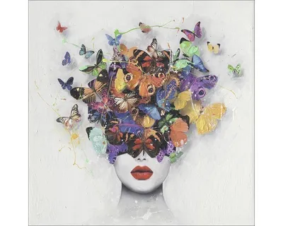 Produktbild von Leinwandbild Original Colourful Collection I 40x40 cm