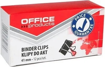 Zdjęcie produktu dla Klipy do dokumentów 41mm Office Products 12szt.