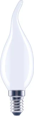 Produktbild von FLAIR LED Kerzenlampe dimmbar CL35 E14/2,2W(25W) 250 lm 6500 K tageslichtweiß matt Windstoß Kerzenlampe