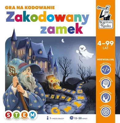 Produktbild von Zakodowany zamek Gra na kodowanie Kapitan Nauka