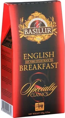 Produktbild von Basilur-ENGLISH BREAKFAST Kegel - 100 g Schwarzer Ceylon-Hochgebirgstee