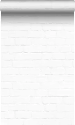 Produktbild von Origin Wallcoverings Tapete Stein-Optik Weiß 53 cm x 10.05 m