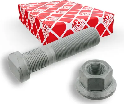 Produktbild von FEBI BILSTEIN Radbolzen 27545 Hinten passend für MERCEDES-BENZ ECONIC 27mm 102mm Stahl 46mm 0,32kg 0,312kg