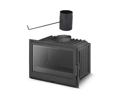 Produktbild von Gusseisen Kamineinsatz FERGUSS LUX 18 11,9 kW 14 kW  mit Blmschv2 Ecodesign2022 + Drosselklappe