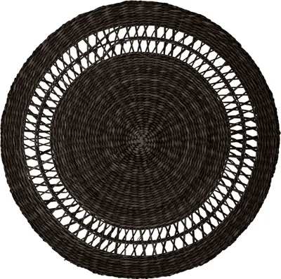 Produktbild von Greengate Tischset rund black 38cm (1Stück)