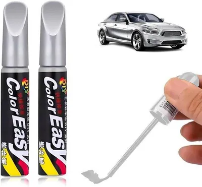 Produktbild von Famanu Autolackstift Set zur Reparatur von Kratzern - Silber
