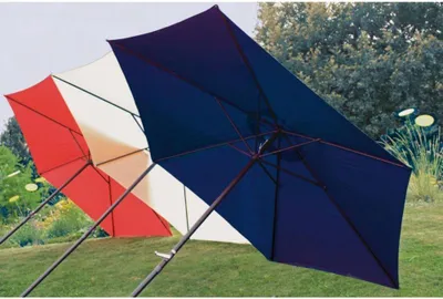 Produktbild von Sonnenschirm BLAU, Ø 300 cm, 6 Streben