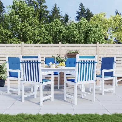 Produktbild von The Living Store Gartenstuhlauflagen für Niedriglehner 6 Stk. 100x50x3 cm