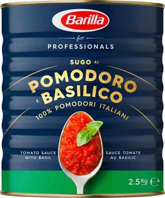 Immagine prodotto di Sugo Pomodoro Basilico Barilla 2500g