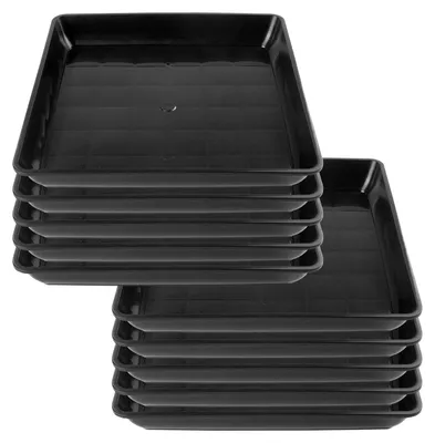 Produktbild von Solidchoice – Set mit 10 quadratischen Untersetzern für Pflanzentöpfe