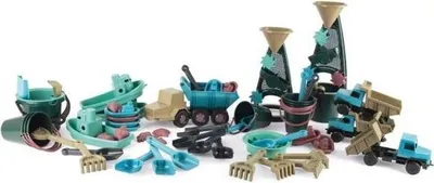 Produktbild von EDUPLAY 160306 Sandspielset 59 Teile nachhaltig (1 Set)