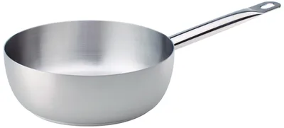 Productafbeelding van Agnelli COIX3109E24 pan, roestvrij staal, diameter 24 cm, geschikt voor inductiekookplaten