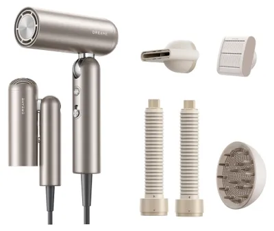 Produktbild von Dreame Pocket Pro 2, 110000 RPM, 70 m/s, 60 dB, Gold, 1,8 m, 1300 W