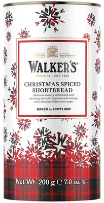 Produktbild von Walker's Christmas Spiced Shortbread Drum 200g