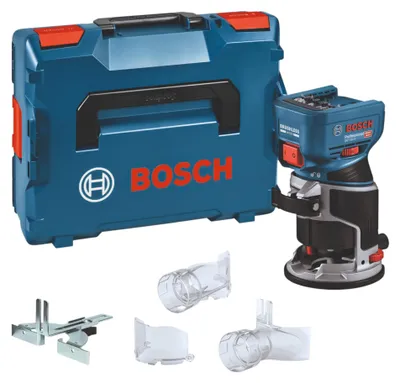 Obrázok produktu pre Bosch GKF 18V-8, Čierna, Modrá, 30000 ot/min, 6, 6.35 (1/4"), 8 (5/16"), 10000 ot/min, 95 dB, 87 dB