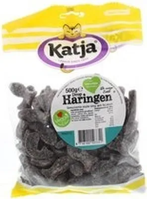 Produktbild von Katja Süßholzhering würziges Lakritz mit Salmiak, vegetarisch-vegan 500 g