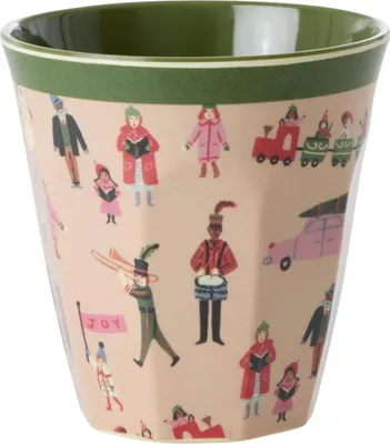 Produktbild von Rice Melamin Becher Medium - Holiday Print 250ml