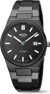 Immagine prodotto di Orologio da polso Boccia uomo 3675-01 titanio, ceramica nera