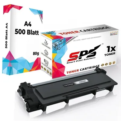 Produktbild von 1x Toner TN2320 TN-2320 Schwarz Kompatibel für Brother DCP-L2560DW + DIN A4 Druckerpapier 500 Blatt