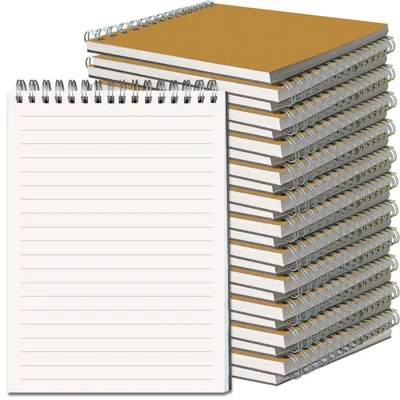 Produktbild von Solidchoice – Set aus 24 A5-Spiralnotizbüchern mit Kartonumschlag