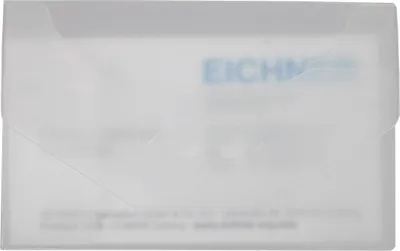 Produktbild von Visitenkartenbox aus PP für bis zu 25 Visitenkarten, mit Einsteckverschluss, Format 93 x 59 mm, Transparent, Verpackungseinheit: 1 STK