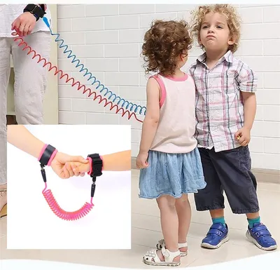 Produktbild von Handgelenksgurt – Kindergurt – Gurt für Kinder – Sicherheit – Laufleine – Rosa – 1,5 m – Fuchsia
