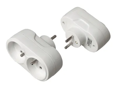 Obrázok produktu pre GTV  AE-RU0102-00 Rozbočka s uzemňovacím kolíkem,  2x kulaté