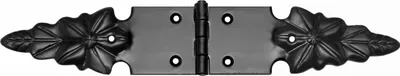 Produktbild von Scharnier Tischband Zierscharniere 285 x 50 Türband Schmiedeeisen Kiste Schwarz
