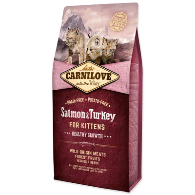 Produktbild von Carnilove 6kg Salmon & Turkey KITTEN