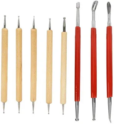 Image de Outil professionnel de travail du cuir - Outil en acier pour le travail du cuir - Pour découper le cuir - Moules pour machines à laver - Poignée en acier inoxydable de 7,5 cm