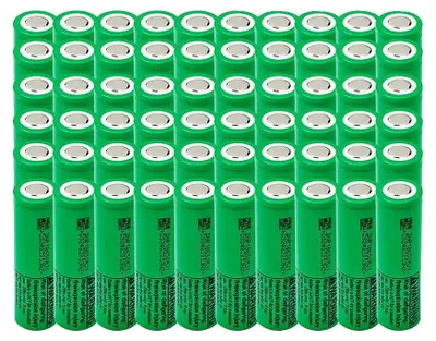 Immagine prodotto di Batteria agli ioni di litio, capacità 3500mAh, compatibile con utensili elettrici, confezione da 60 pezzi, 3,7 V