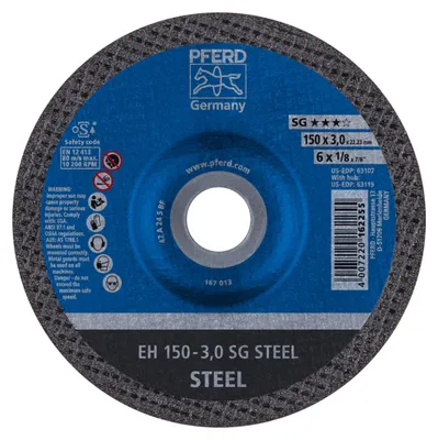 Produktbild von PFERD 61323122, Schneidedisk, Stahl, 15 cm, Jede Marke, Flache Mitte, 2,22 cm