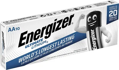 Obrázok produktu pre Energizer E301535500 batérie Ultimate Lithium Mignon (AA) 1,5 V, 10 kusov