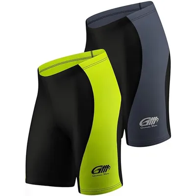 Produktbild von Radhose Fahrradhose Radlerhose Gepolsterte Coolmax (Polyesterfasern) Radler-Shorts, Größe:S, Farbe:Grün
