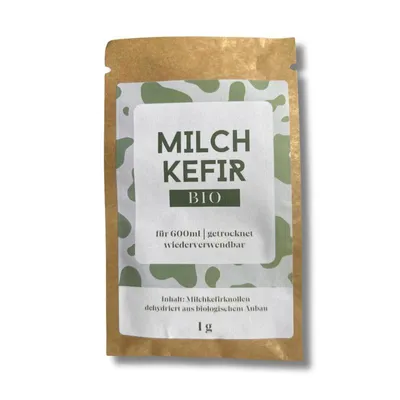 Produktbild von Milchkefir Starter Kultur - Einfach selber Milchkefir machen  1g