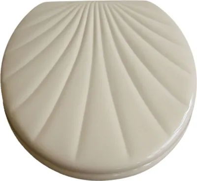 Produktbild von VCM WC Sitz Toilettendeckel Deckel Brille Toilettensitz Klobrille Klodeckel Mare - Verstellbare Scharniere Beige