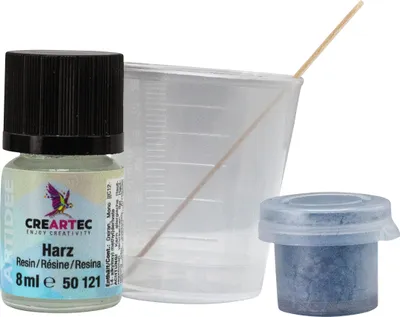 Produktbild von Harz-Abtönfarbe metallisch Kosmosblau