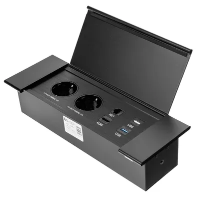 Produktbild von Öffnende Tischsteckdose Spacetronik SPS-F26B V2