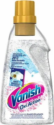 Produktbild von Vanish – Fleckenentferner – Oxi Action Booster Gel Whitening – Für weiße Wäsche – 750 ml - 1 Stück