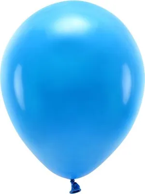Image de Ballons écolos 30cm pastel, bleu (1 paquet / 100 pièces)